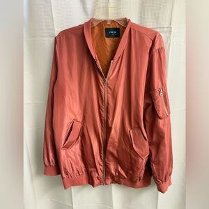 Pink bomber jacket